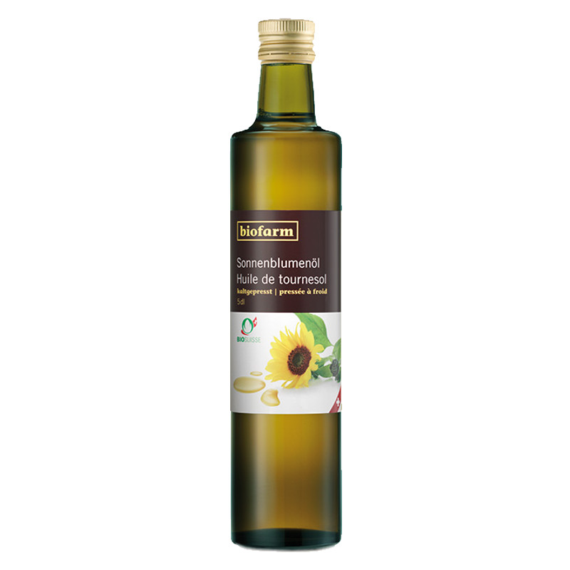 BIOFARM Sonnenblumenöl CH Knospe Fl 500 ml BIOFARM Sonnenblumenöl CH Knospe Fl 500 ml