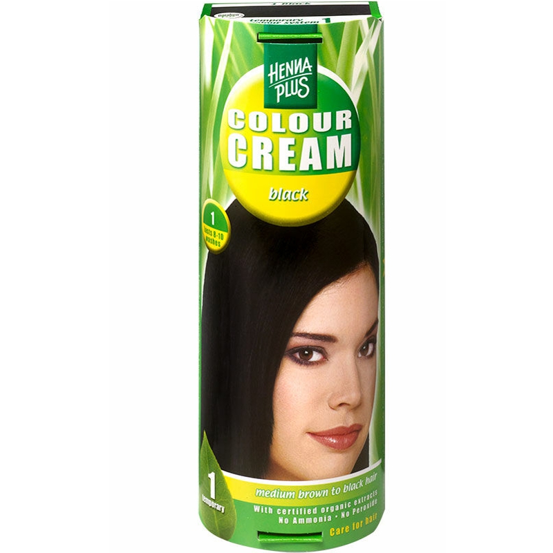 HENNA PLUS Colour Cream 1 schwarz 60 ml HENNA PLUS Colour Cream 1 schwarz 60 ml