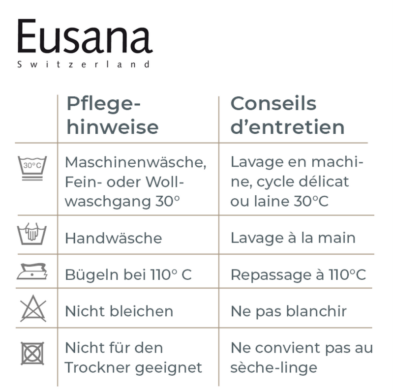 Eusana Knie Elllenbogenwärmer doppelt gestrickt ivoire Eusana Knie Elllenbogenwärmer doppelt gestrickt ivoire