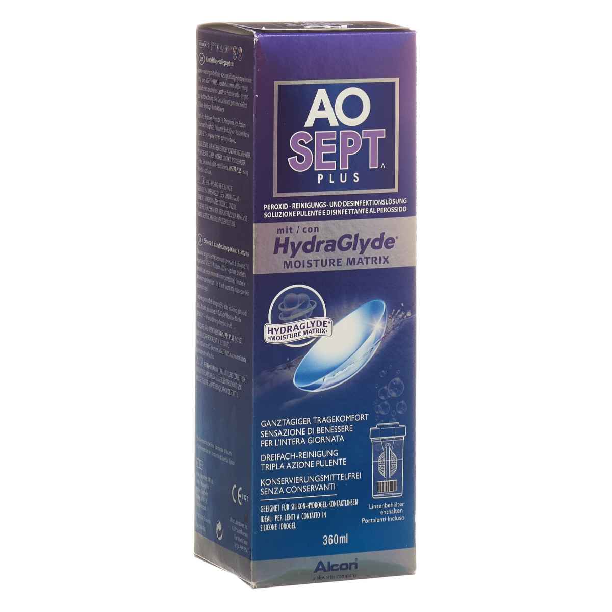 Aosept Plus Liquid avec HydraGlyde 360 ml Aosept Plus Liquid avec HydraGlyde 360 ml