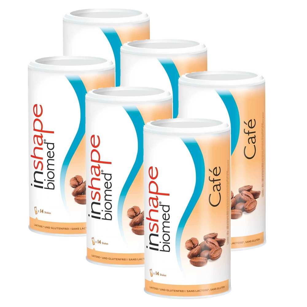 INSHAPE Biomed Pulver Café 6x 420 g INSHAPE Biomed Pulver Café 6x 420 g