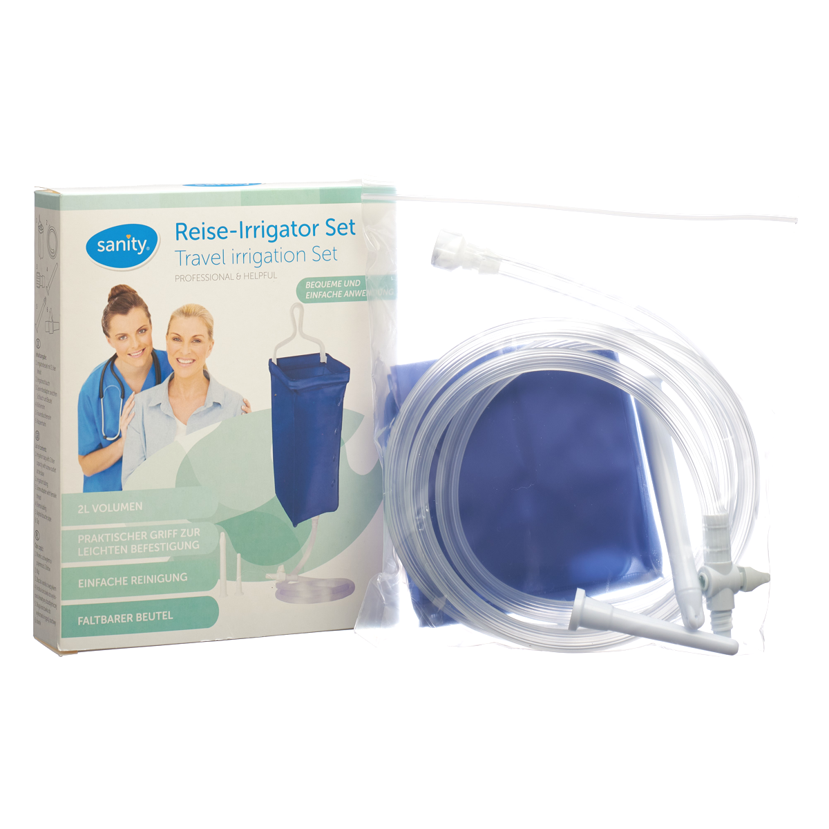 SANITY Irrigator Reise Set komplett 2L Btl SANITY Irrigator Reise Set komplett 2L Btl