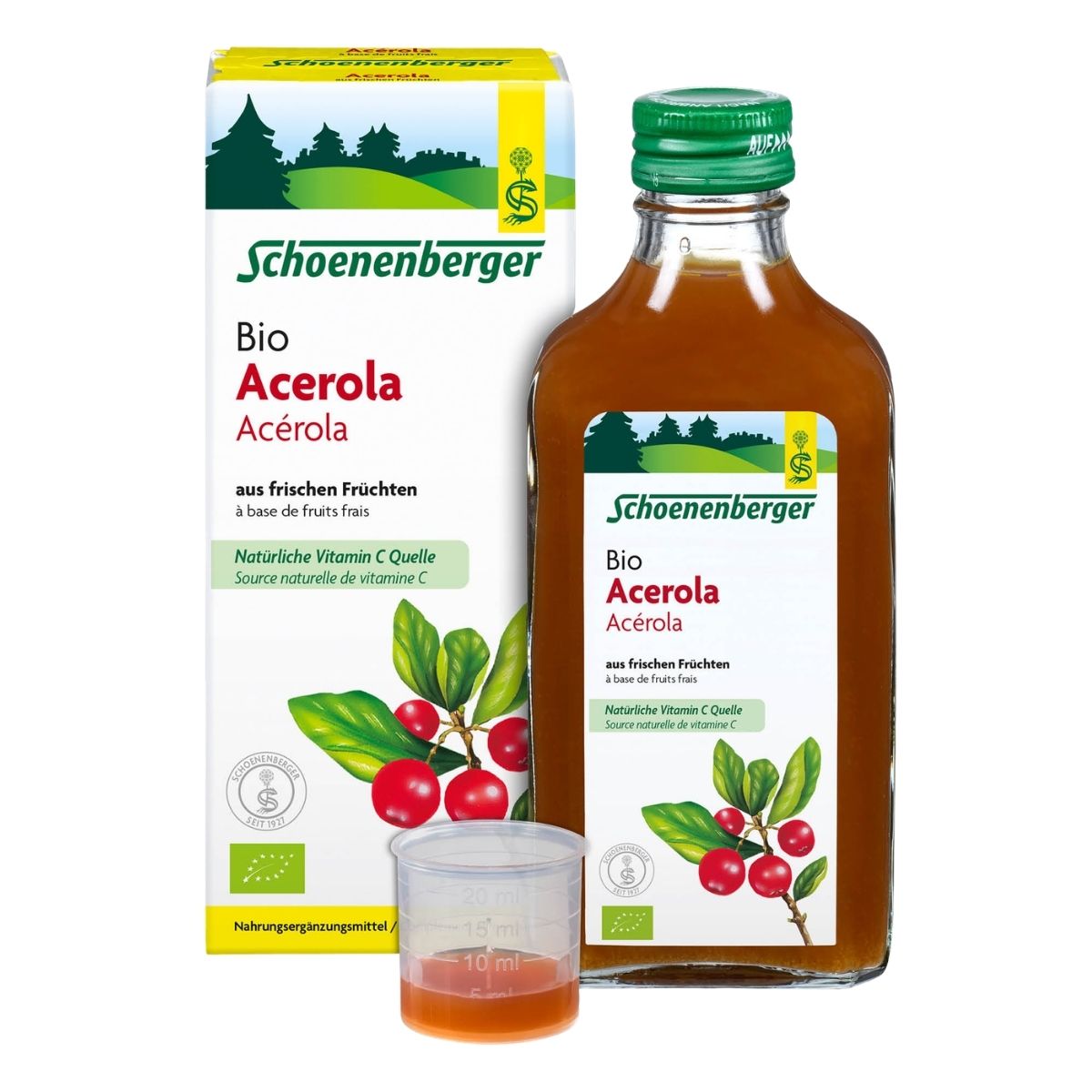 Schoenenberger Acerola natur Fruchtsaft Bio 200 ml