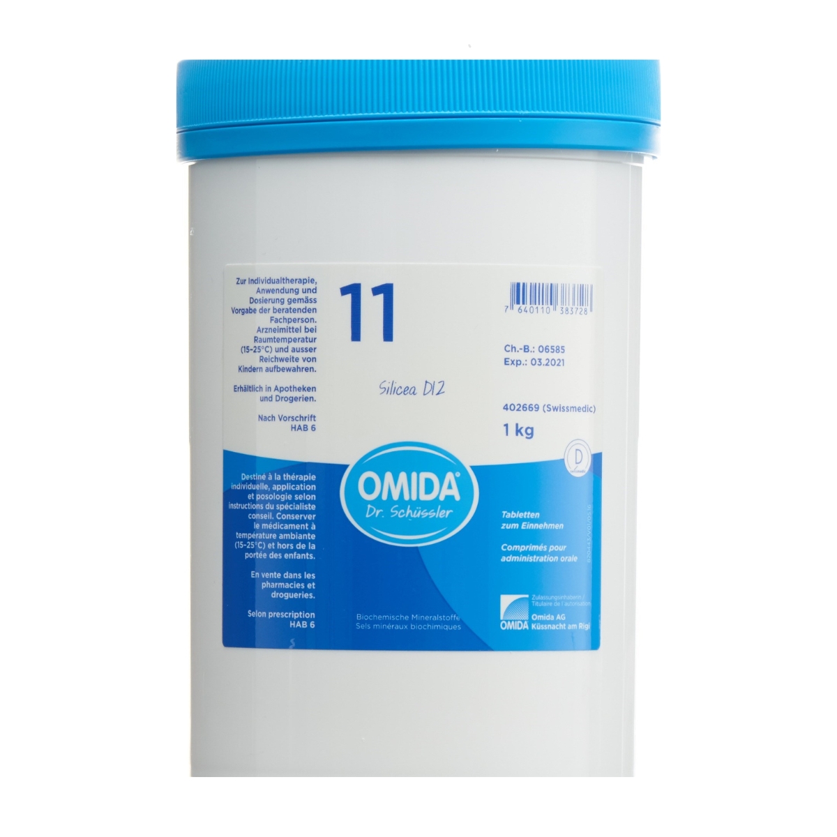 Omida Schüssler Nr 11 Tabletten D12 1000 g