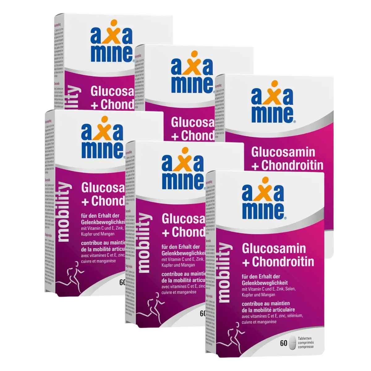 Axamine Glucosamin Chondroitin 6x 60 Tabletten