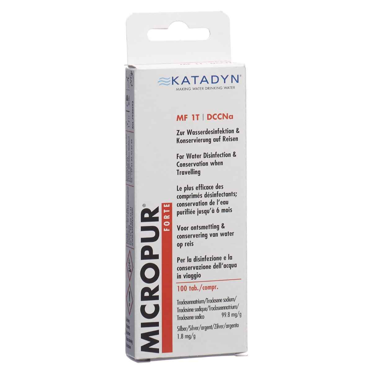 MICROPUR FORTE MF 1T Tabl 100 Stk