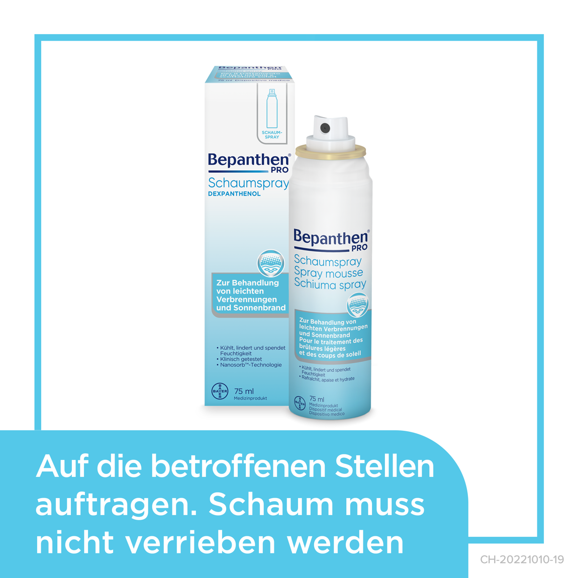Bepanthen Schaumspray Aerosol 75 ml Bepanthen Schaumspray Aerosol 75 ml