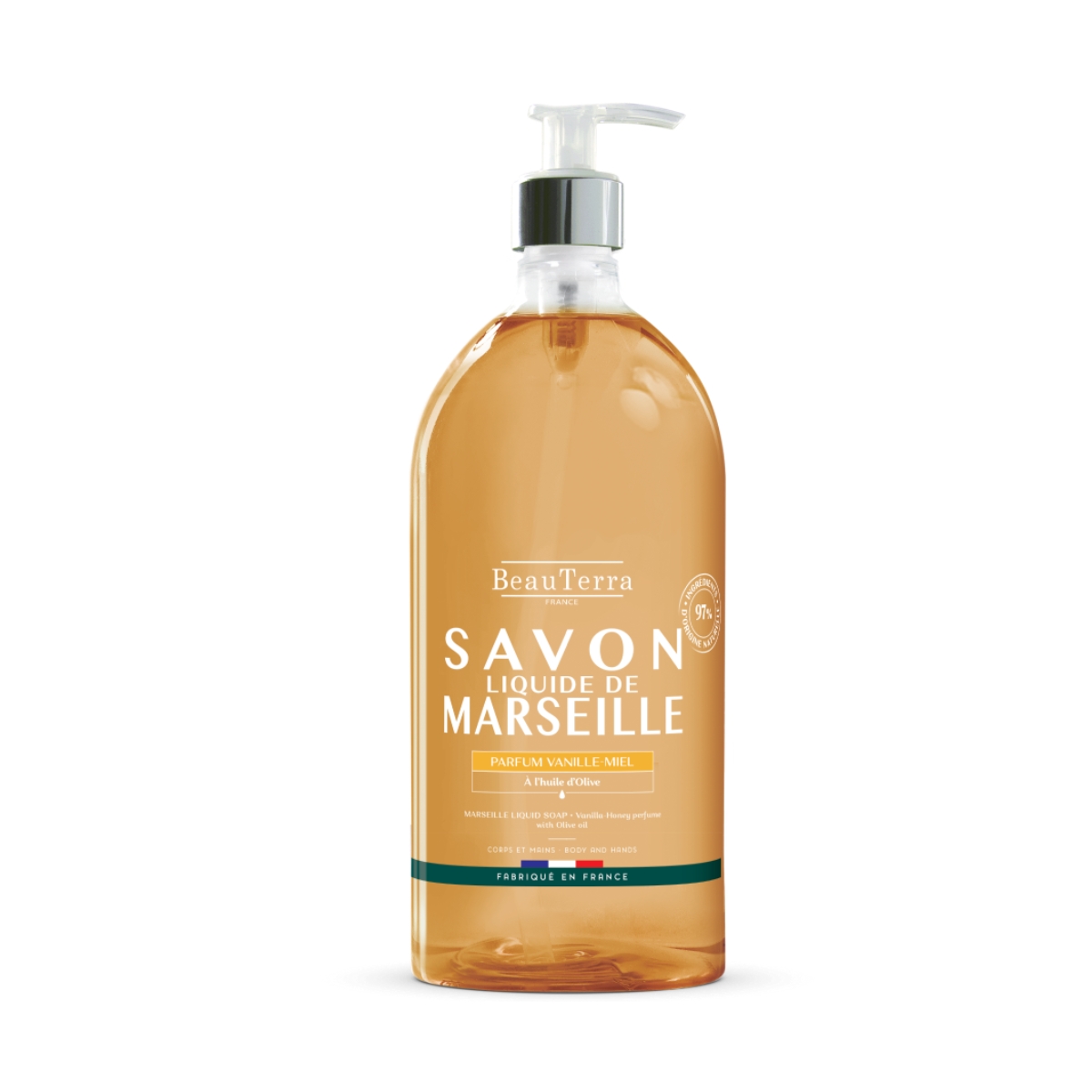 BeauTerra Flüssigseife Marseille Vanille Honig