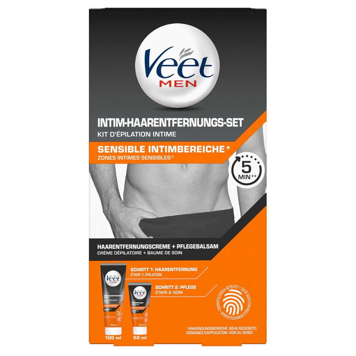 Veet for Men Intim-Haarentfernungs-Set Veet for Men Intim-Haarentfernungs-Set