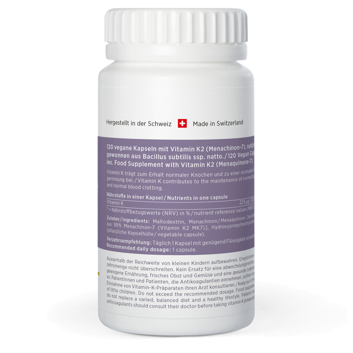 Kingnature Vitamin K2 Vida Kapseln 225 mcg 120 Stück Kingnature Vitamin K2 Vida Kapseln 225 mcg 120 Stück