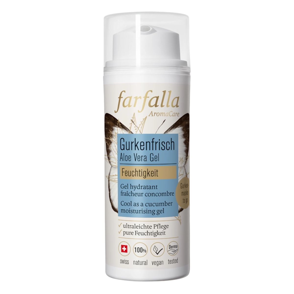 Farfalla Feuchtigkeitsgel Gurkenfrisch Aloe Vera 50 ml