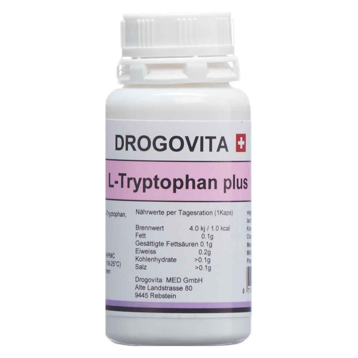 DROGOVITA L-Tryptophan plus Kapseln 50 Stück DROGOVITA L-Tryptophan plus Kapseln 50 Stück