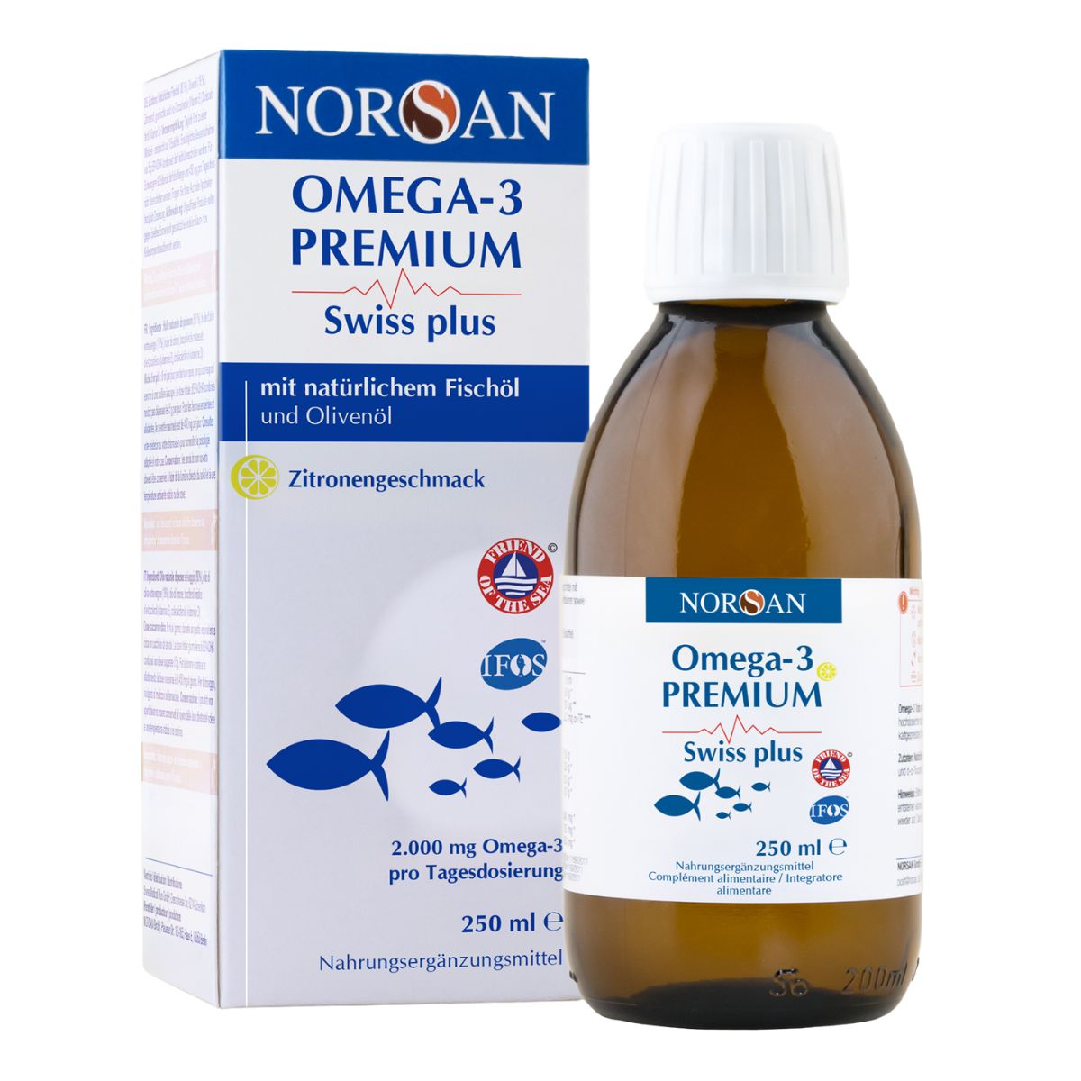 Norsan Omega-3 Premium Swiss plus Öl 250 ml
