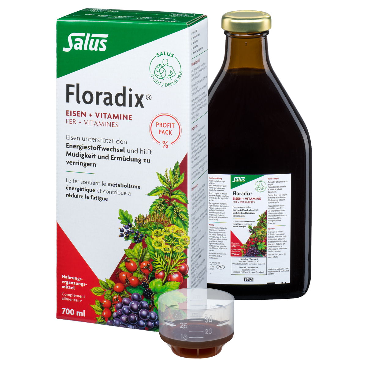 Floradix Eisen + Vitamine Saft 700 ml