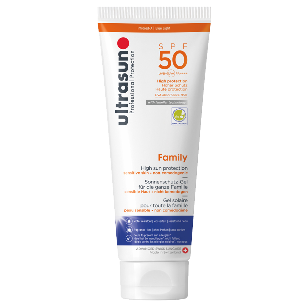 Ultrasun Family SPF 50 Tube 250 ml Ultrasun Family SPF 50 Tube 250 ml