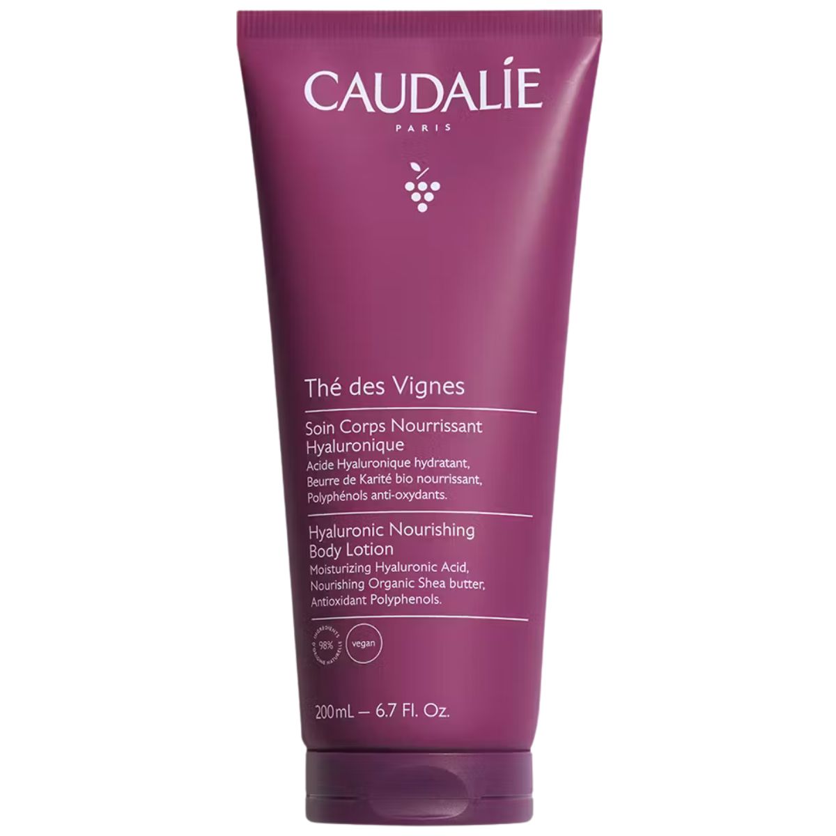 Caudalie Thé des Vignes nährende Körperpflege mit Hyaluronsäure 