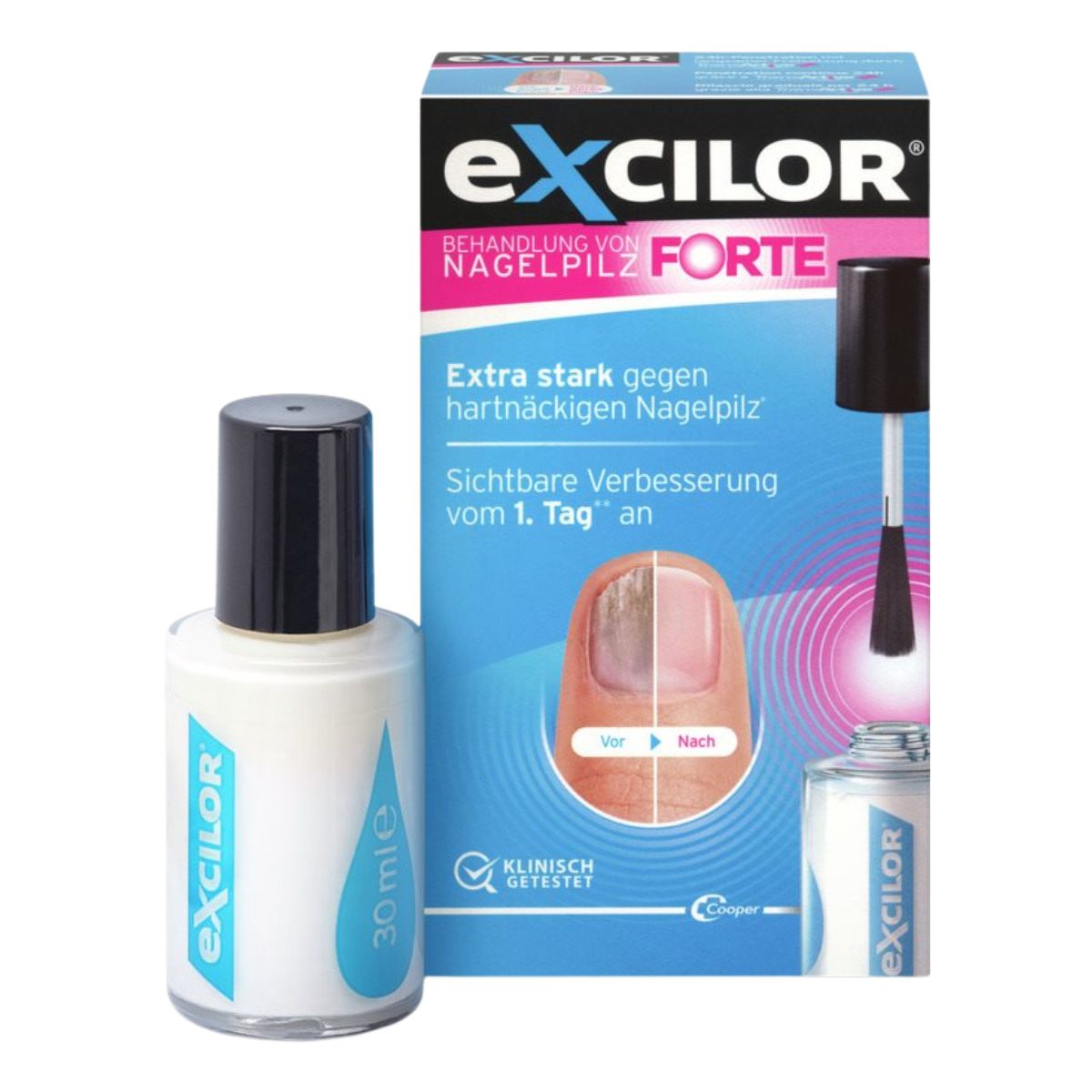 Excilor Forte solution contre les mycoses des ongles 30 ml