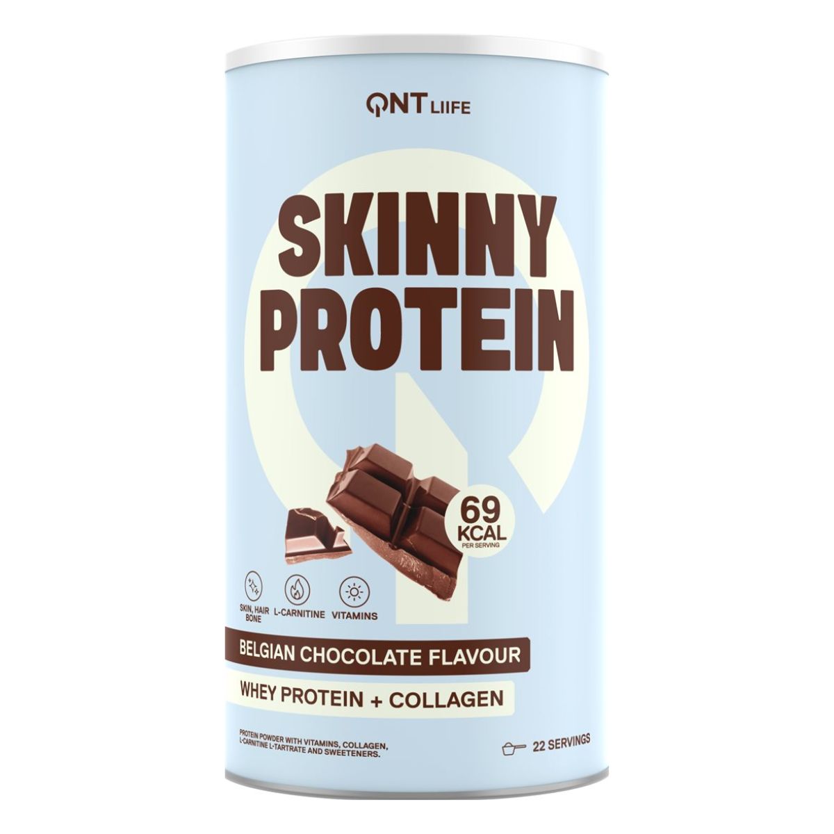 QNT Liife Skinny Protein 440 g Belgian Chocolate