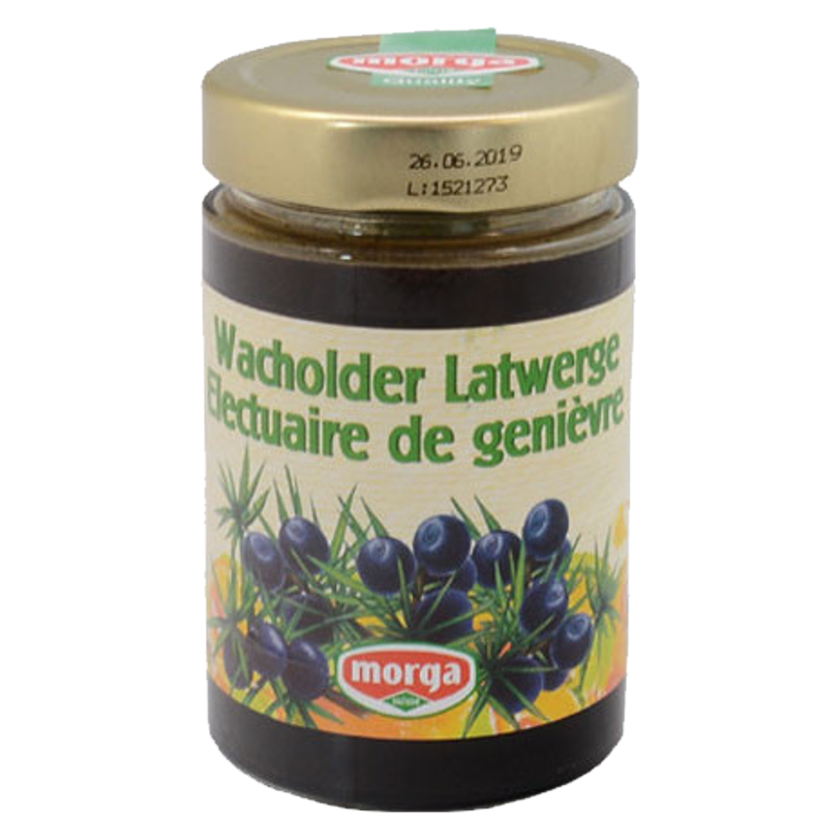 Morga Konfitüre Wacholder Latwerge 375 g Morga Konfitüre Wacholder Latwerge 375 g