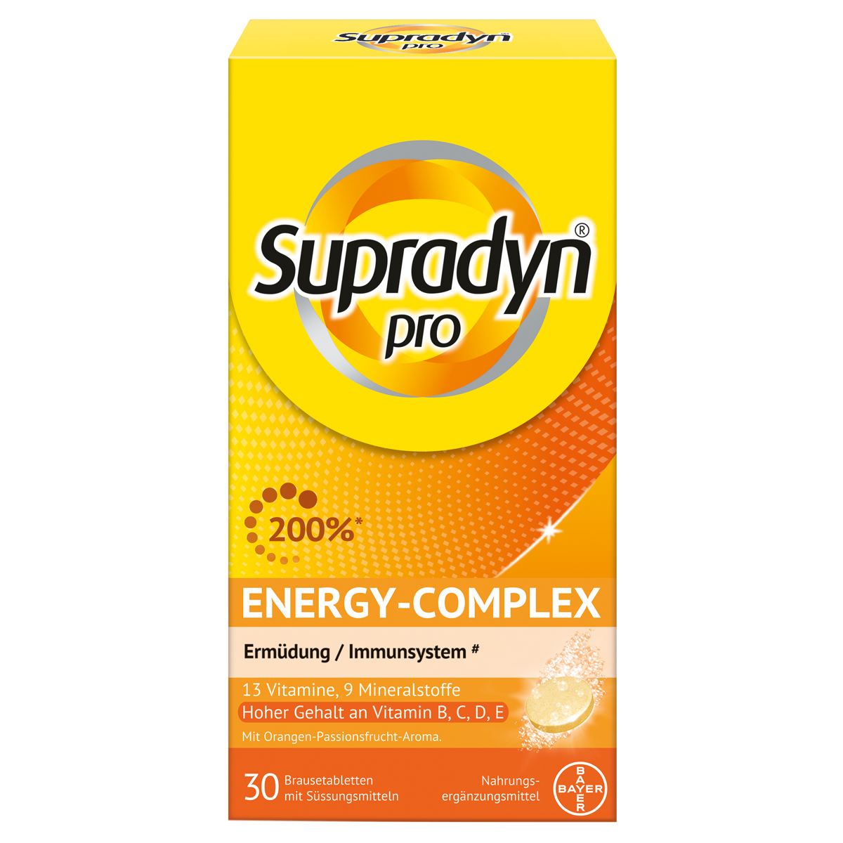 Supradyn pro energy-complex Brausetabletten 30 Stück Supradyn pro energy-complex Brausetabletten 30 Stück