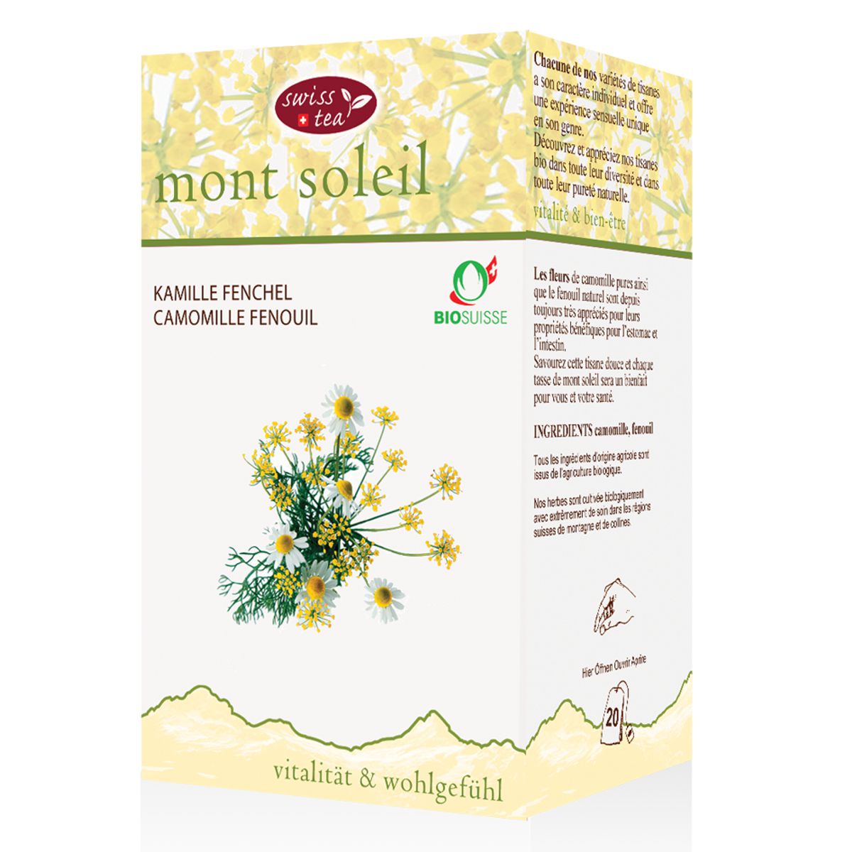 Swisstea Mont Soleil Beutel 20 Stück Swisstea Mont Soleil Beutel 20 Stück