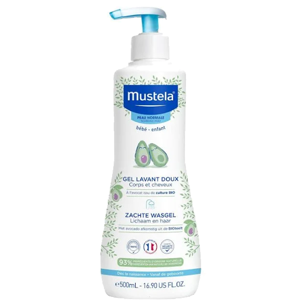 Mustela Mildes Waschgel normale Haut Disp 500ml Mustela Mildes Waschgel normale Haut Disp 500ml