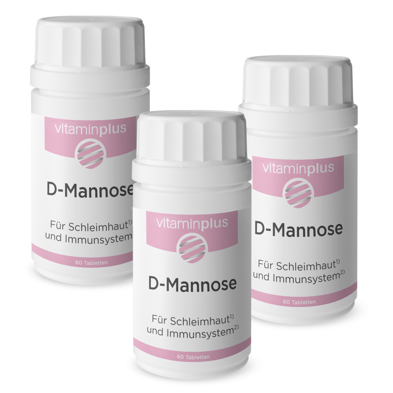 Vitaminplus D-Mannose Tabletten 3x 60 Stk