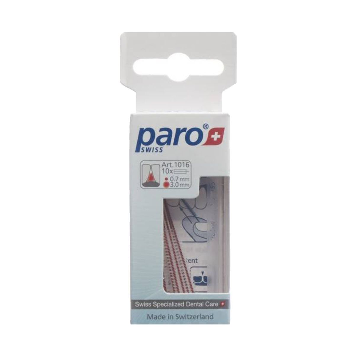 Paro Isola Long 3mm x-fein rot zylindrisch 10 Stück