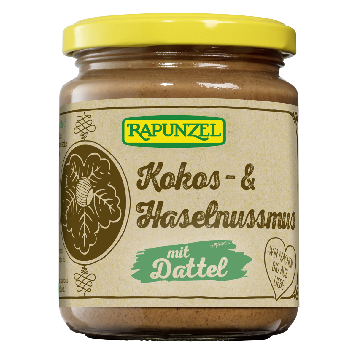 RAPUNZEL Kokos-Haselnussmus mit Dattel Glas 250 g RAPUNZEL Kokos-Haselnussmus mit Dattel Glas 250 g