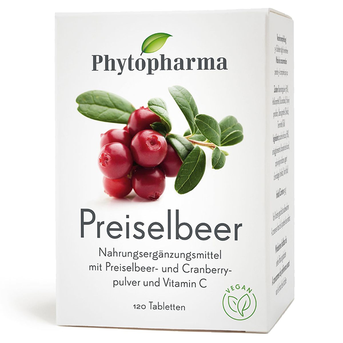 Phytopharma Preiselbeer Tabletten 120 Stück Phytopharma Preiselbeer Tabletten 120 Stück