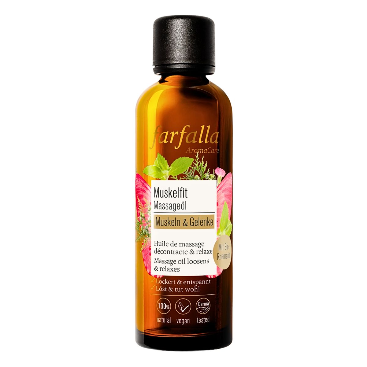 FARFALLA Massageöl Muskelfit 75 ml