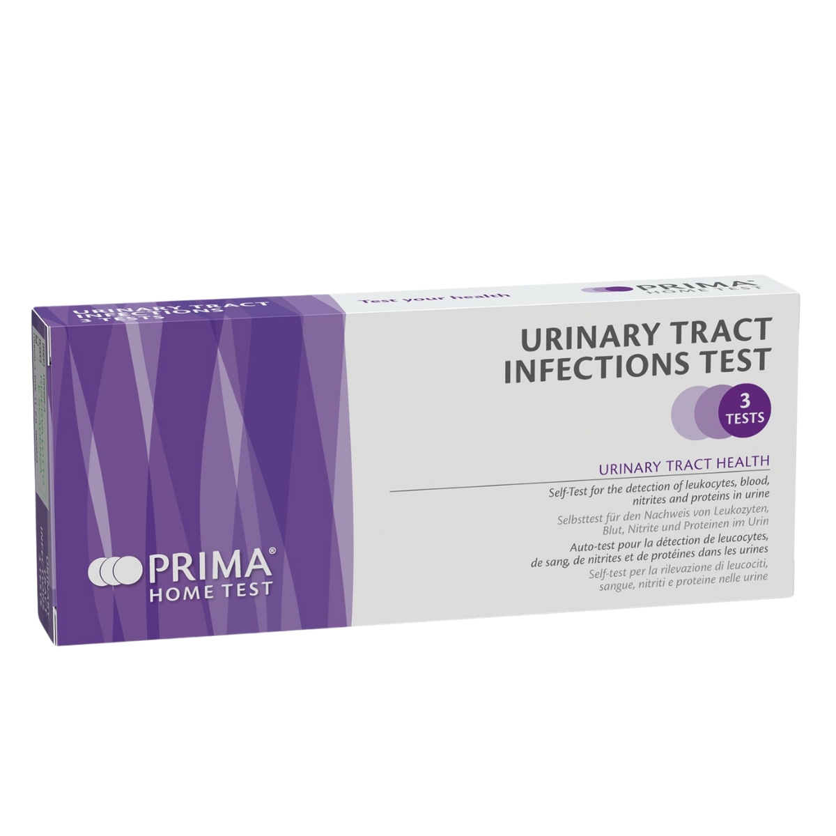 Prima Home Test Urinaire - Infections des voies urinaires 3 pièces Prima Home Test Urinaire - Infections des voies urinaires 3 pièces
