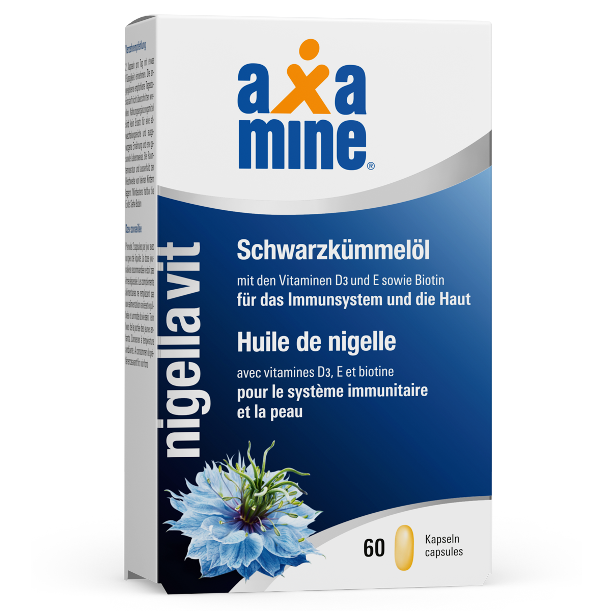 Axamine Schwarzkümmelöl 60 Kapseln Axamine Schwarzkümmelöl 60 Kapseln