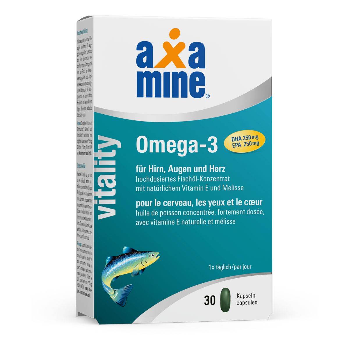 Axamine Omega-3 Kapseln 30 Stück Axamine Omega-3 Kapseln 30 Stück