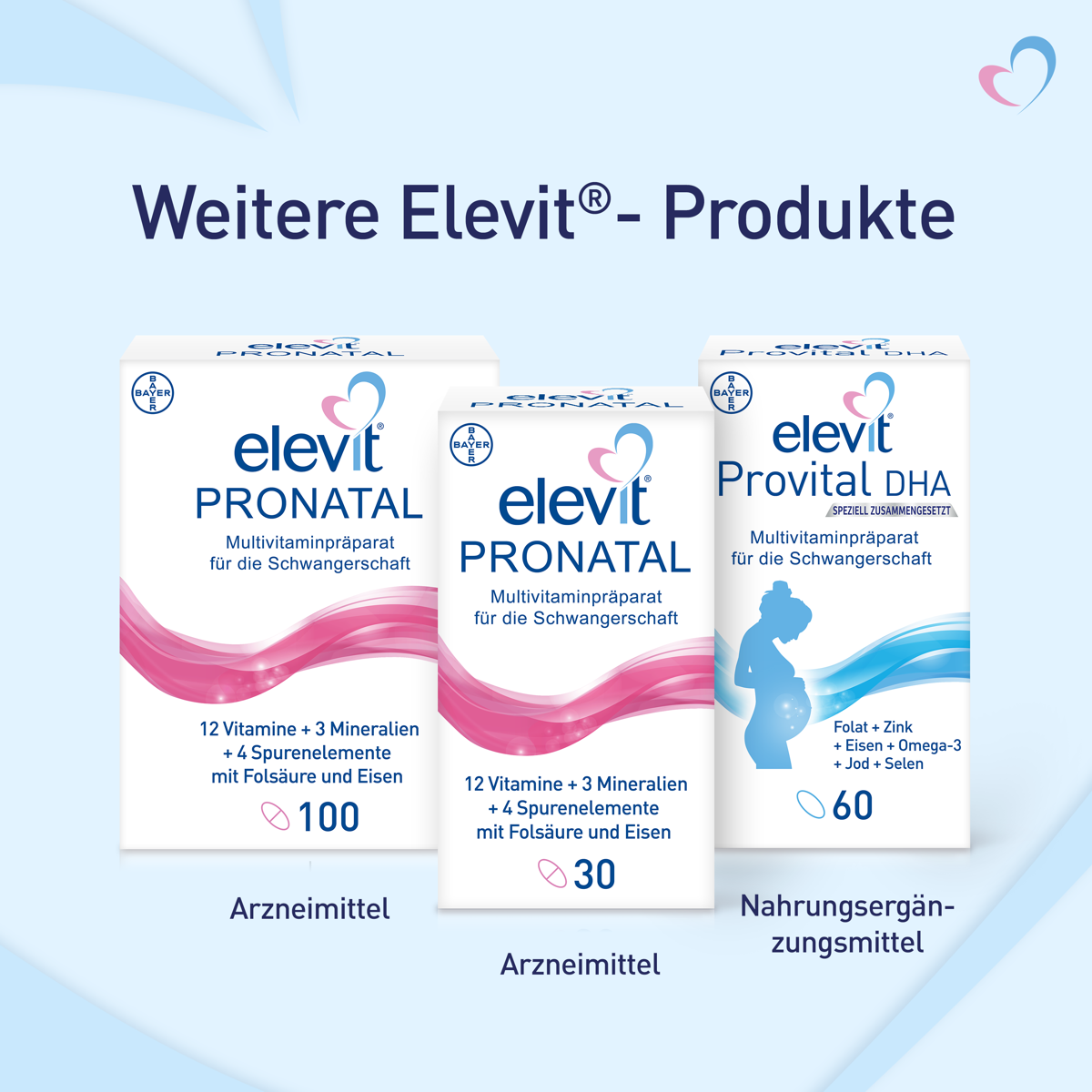 Elevit Provital Omega-3 DHA Kapseln 60 Stück Elevit Provital Omega-3 DHA Kapseln 60 Stück