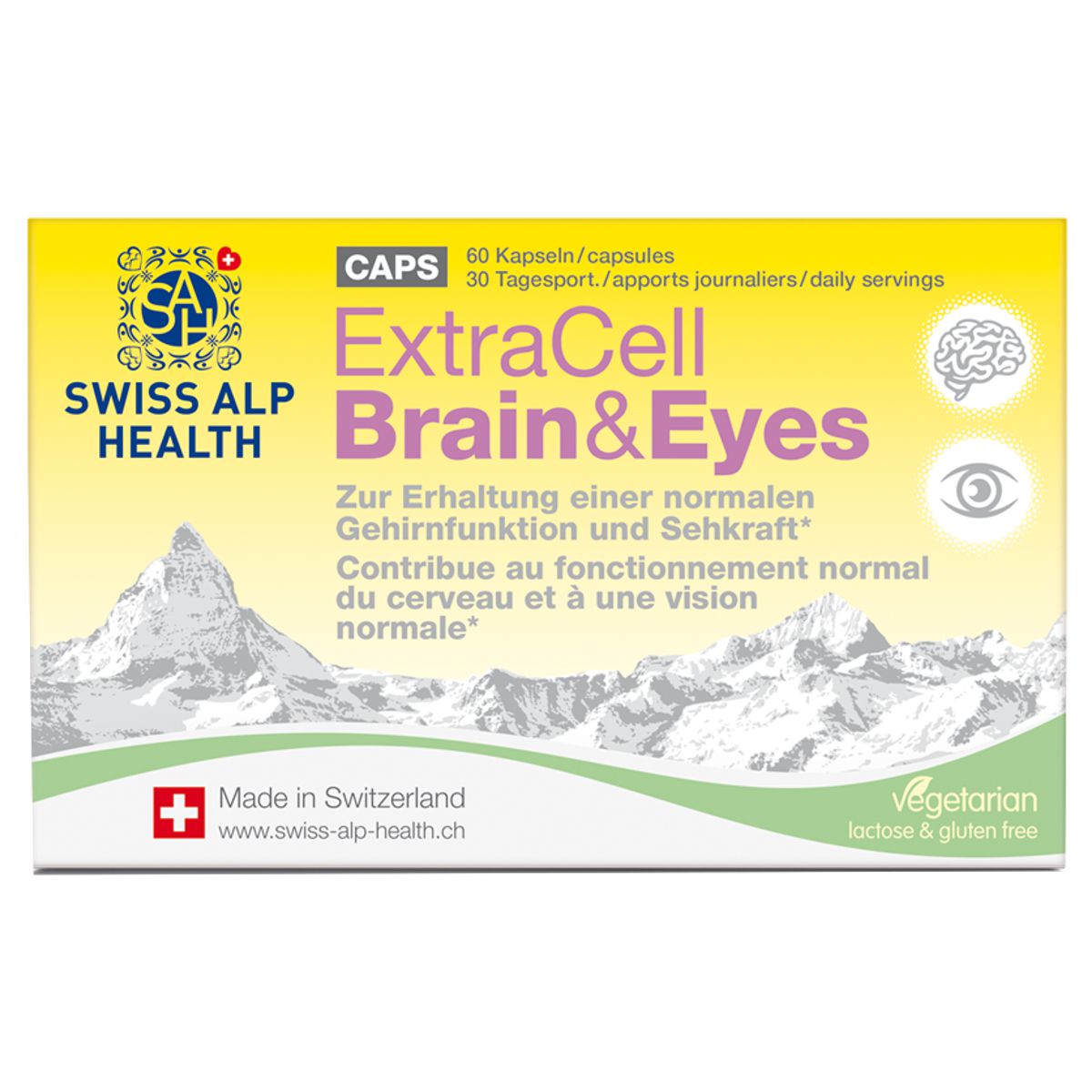 Extra Cell Brain & Eyes Kapseln 60 Stück Extra Cell Brain & Eyes Kapseln 60 Stück