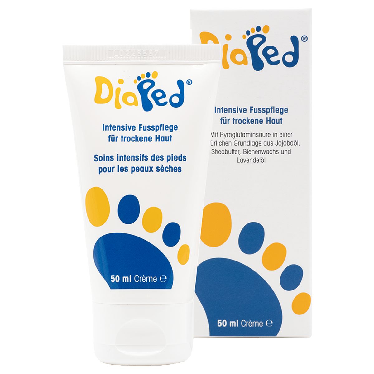 Diaped Fusscreme Tube 50 ml