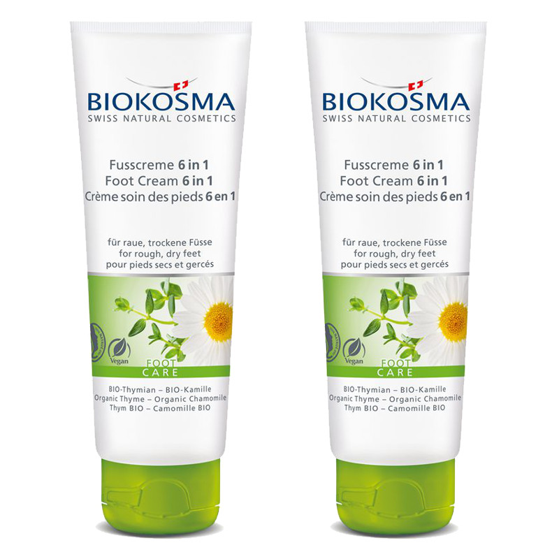 BIOKOSMA Fusscreme 6 in 1 Tube 75 ml Duo BIOKOSMA Fusscreme 6 in 1 Tube 75 ml Duo