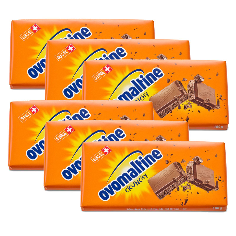 Ovomaltine Schokolade Tafel 6x 100 g Ovomaltine Schokolade Tafel 6x 100 g