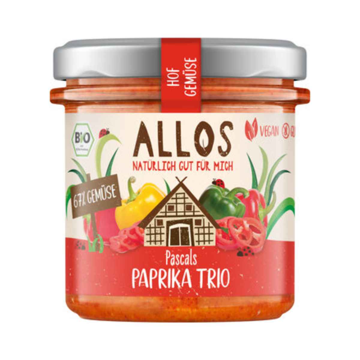ALLOS Pâte à tartiner Paprika Trio Bio 135 g ALLOS Pâte à tartiner Paprika Trio Bio 135 g