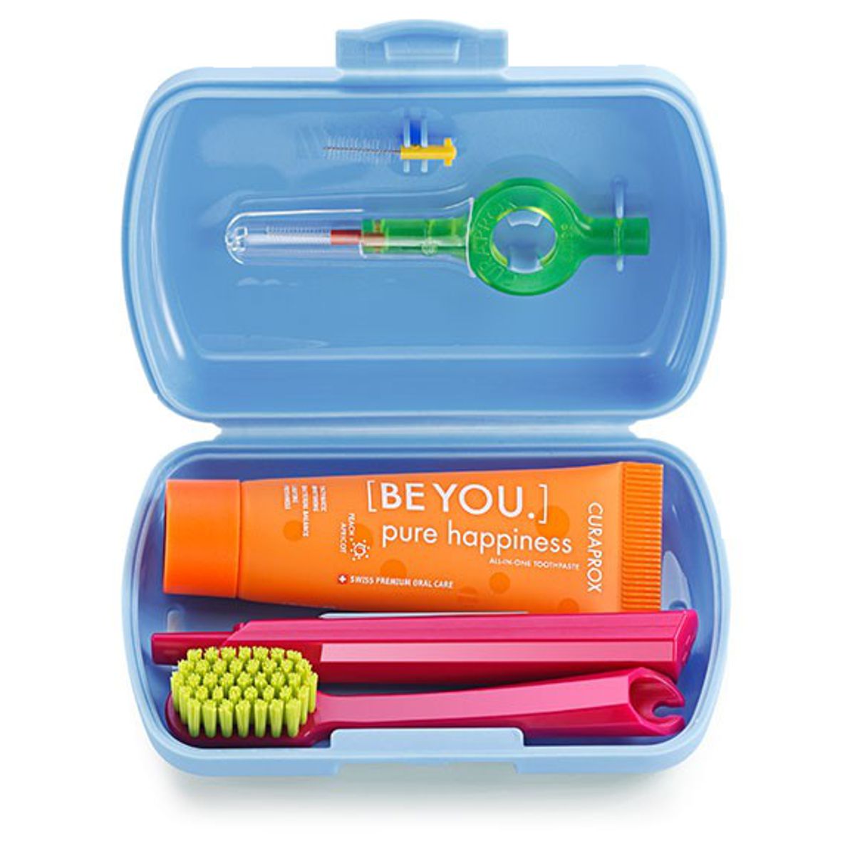 Curaprox Travel Set blau