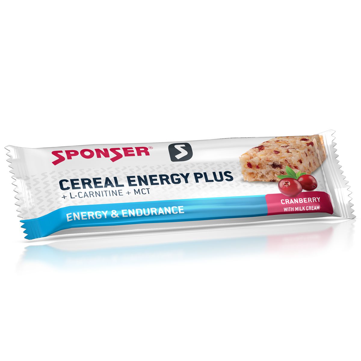 Sponser Cereal Energy Plus Bar Cranberry 40 g Sponser Cereal Energy Plus Bar Cranberry 40 g