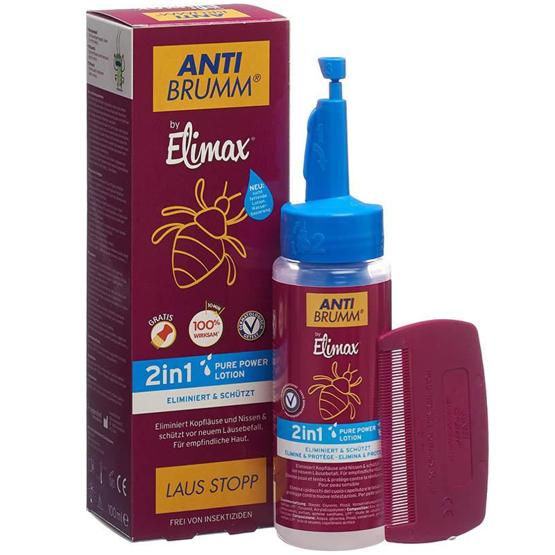 Anti Brumm by Elimax Laus Stopp 2in1 Lotion 100 ml Anti Brumm by Elimax Laus Stopp 2in1 Lotion 100 ml
