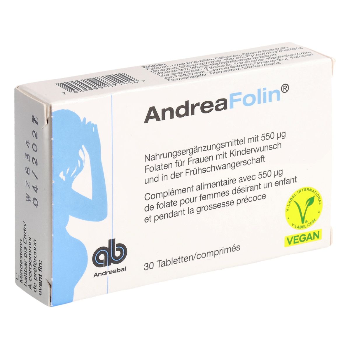 Andreafolin Tabletten 30 Stück Andreafolin Tabletten 30 Stück