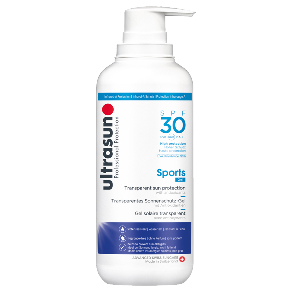 Ultrasun Sports Gel SPF 30 400 ml Ultrasun Sports Gel SPF 30 400 ml