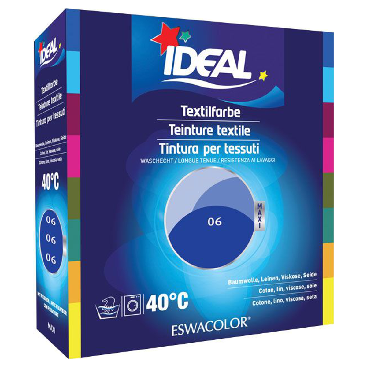 IDEAL MAXI Baumwolle Color No06 königsblau