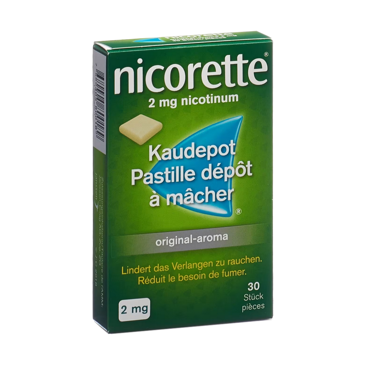 Nicorette Original Kaudepots 2 mg Nicorette Original Kaudepots 2 mg