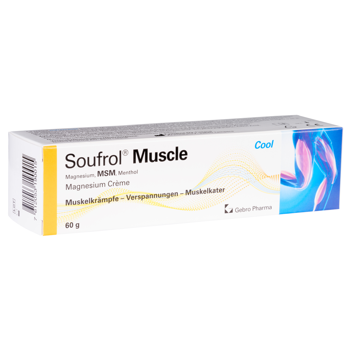 Soufrol Muscle Magnesium Creme Cool Tube 60 g Soufrol Muscle Magnesium Creme Cool Tube 60 g