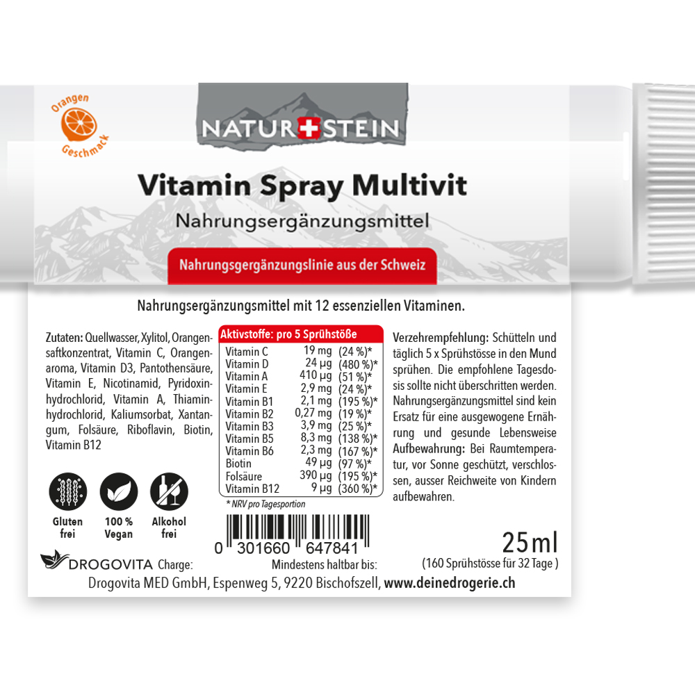 Naturstein Vitamin Multivitamin Spray 25 ml