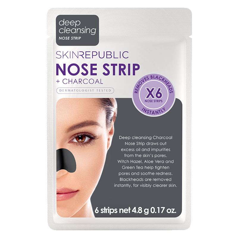 Skin Republic Charcoal Nose Strips Beutel 6 Paar
